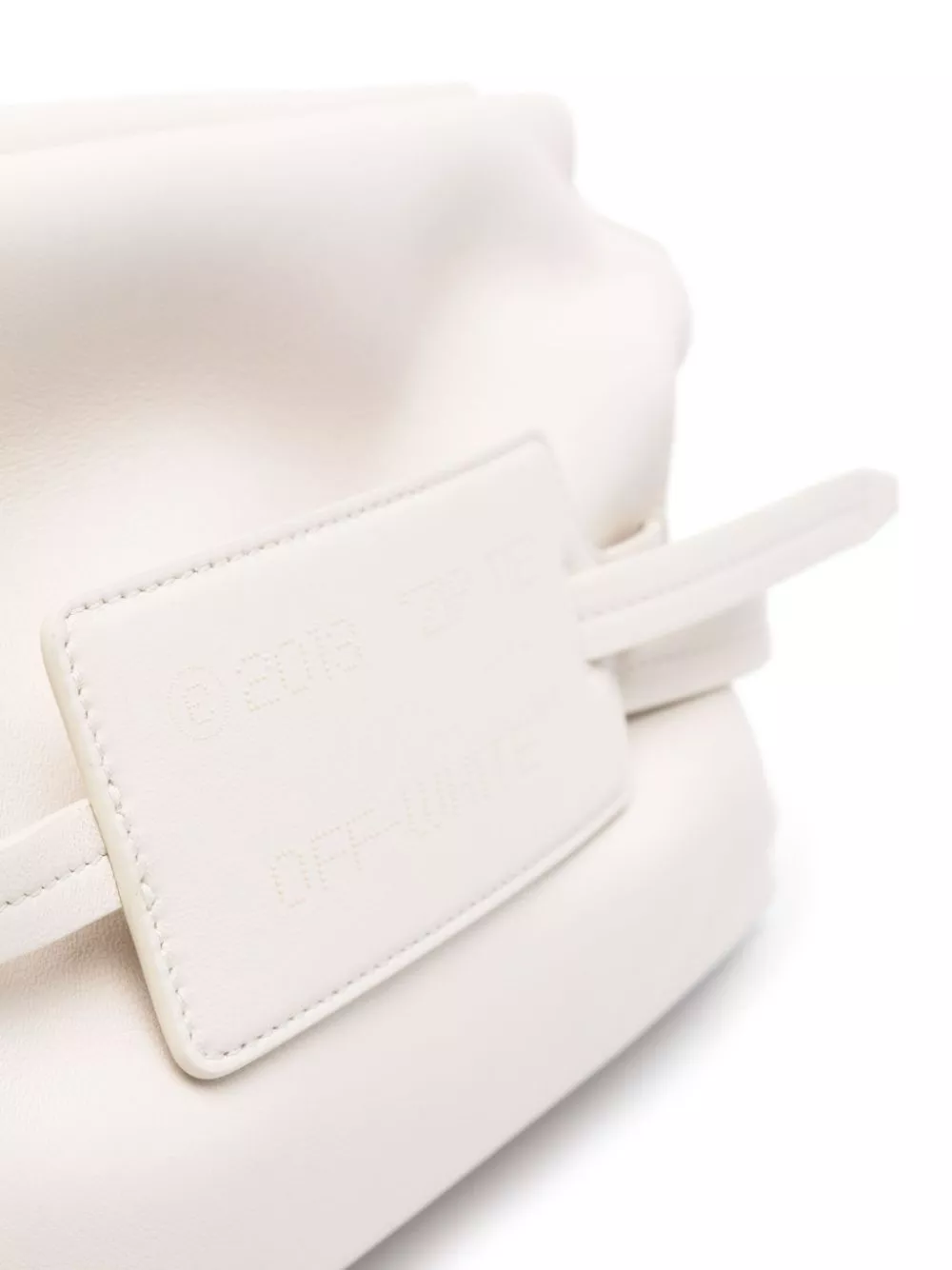 Affordable Off-White Zip Tie clutch bag Women 0113